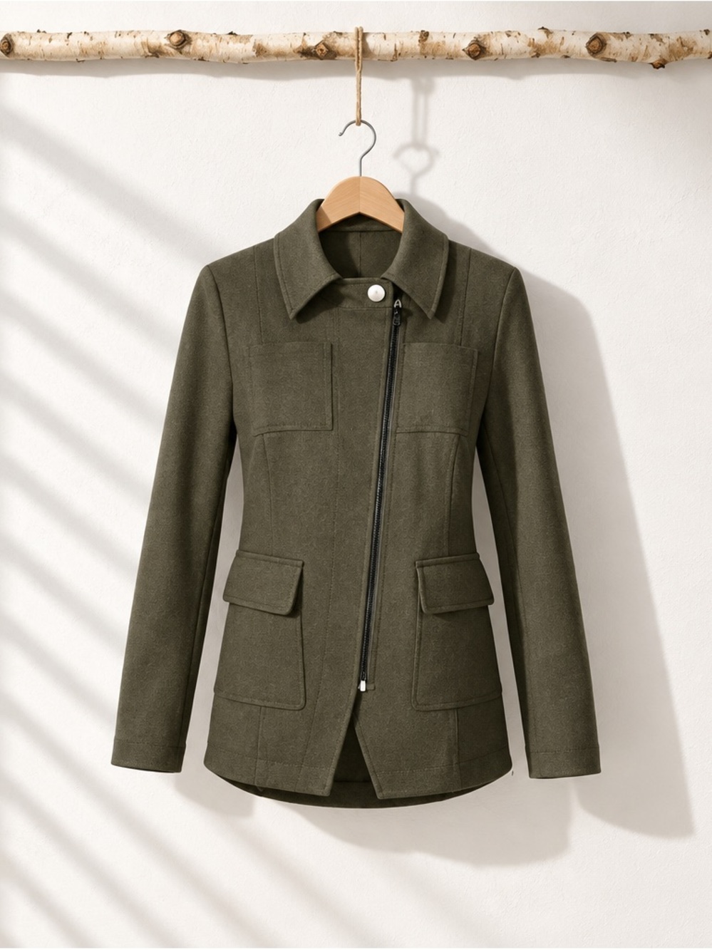 Cabi Academy Blazer | Jacket in Olive